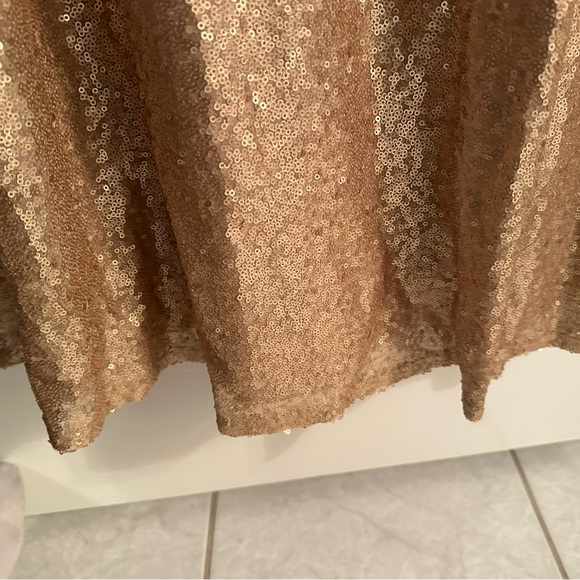 GOLD SEQUIN BARI JAY GOWN - Picture 15 of 16